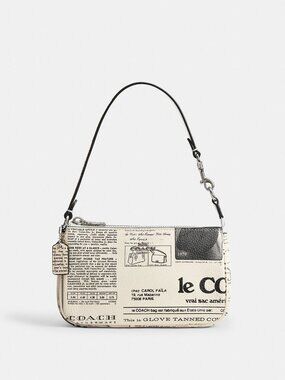 Coach Outlet Nolita 19 With Newspaper Print